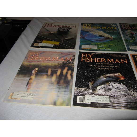 Lot Of 6 Different Fly Fisherman Magazine From 1982 Trout Orvis Fishing Reels - Picture 2 of 4